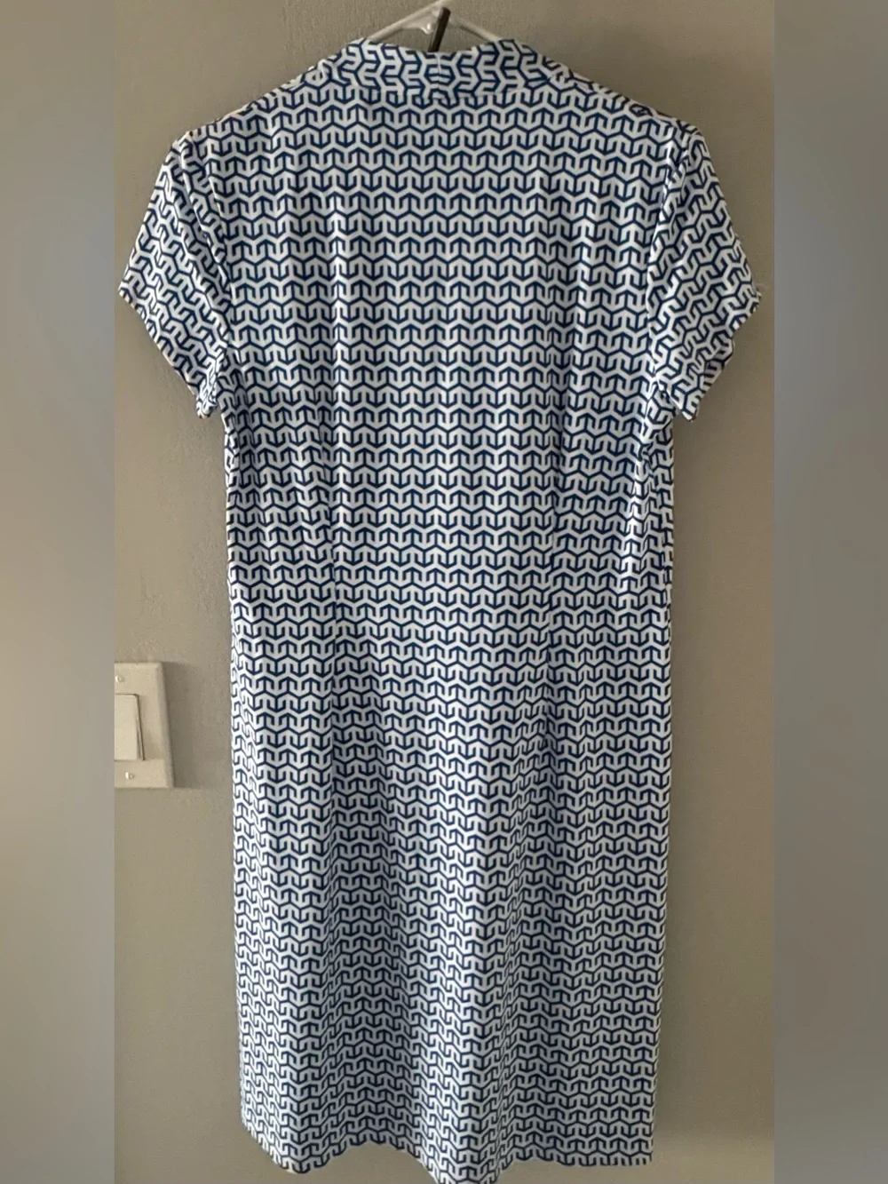 J. McLaughlin Blue Catalina Cloth Dress